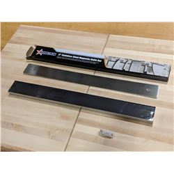 17.75" STAINLESS STEEL STRONG MAGNETIC KNIFE BAR