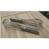 Image 1 : 12" STAINLESS WHIPS - LOT OF 2