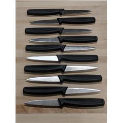 3.25” PARING KNIVES W/BLACK POLY HANDLE - LOT OF 1