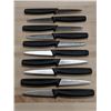 Image 1 : 3.25” PARING KNIVES W/BLACK POLY HANDLE - LOT OF 1