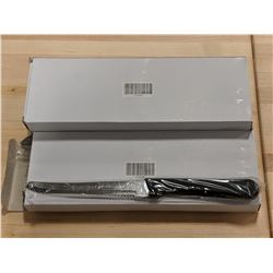 STEAK KNIVES -POLY HANDLE -ROUNDED TIP - LOT OF 36