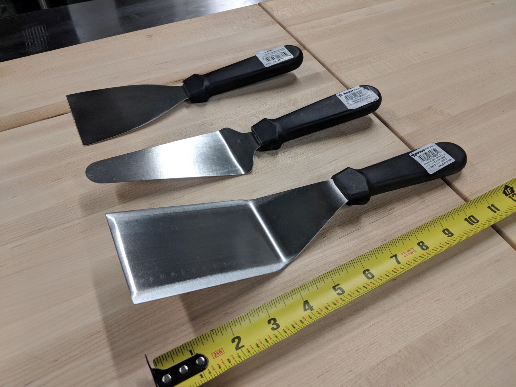 BURGER TURNERPIE SERVERPAN SCRAPER LOT OF 3