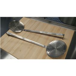 18" STAINLESS STEEL SKIMMERS - LOT OF 2