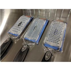 FINE, COARSE, EXTRA COARSE GRATERS - SET OF 3