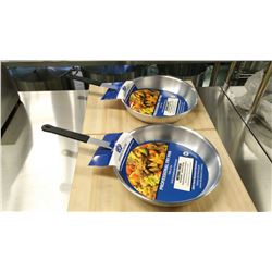 12" ALUMINUM FRY PANS, JR 63232 - LOT OF 2