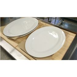 18" OVAL PLATTERS - LOT OF 3