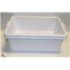 Image 1 : LOT OF TWO 7" DEEP WHITE TOTES