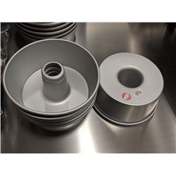 ANGEL FOOD CAKE PANS, - LOT OF 6