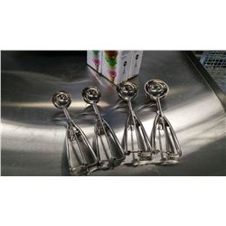 S/S PORTION CONTROL DISHERS SET - SET OF 4