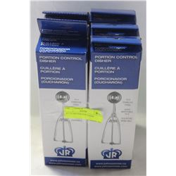 SET OF SIX PORTION SCOOPS