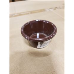2OZ BROWN SMOOTH RAMEKINS - LOT OF 72