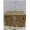 Image 1 : 8.25OZ/250ML SQUARE DECANTERS - 1 CASE, ARCOROC