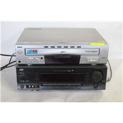 RCA 5 DISC CD PLAYER W/ JVC AUDIO AMPLIFIER