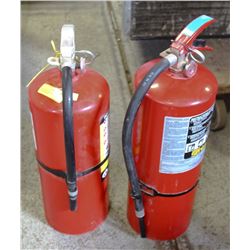 LOT OF TWO 20LB FIRE EXTINGUISHERS