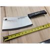 Image 1 : 9" CLEAVER W/BLACK POLY HANDLE