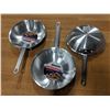 Image 1 : 8" ALUMINUM FRY PANS - LOT OF 3