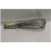 Image 1 : LOT OF 3 STAINLESS STEEL 16: WIRE WHIPS