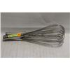 Image 1 : LOT OF 3 STAINLESS STEEL 16: WIRE WHIPS