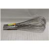 Image 1 : LOT OF 3 STAINLESS STEEL 16: WIRE WHIPS