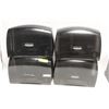 Image 1 : TISSUE DISPENSERS, SMOKED BLACK FINISH LOT OF 4
