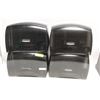Image 1 : TISSUE DISPENSERS, SMOKED BLACK FINISH LOT OF 4