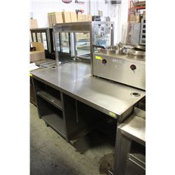 WASSERSTROM S/S CABINET W/ SNEEZEGUARD