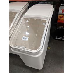 21 GALLON ROLLING INGREDIENT BIN