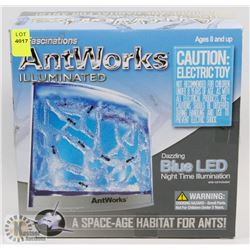 ANTWORKS ILLUMINATED DAZZLING BLUE LED HABITAT