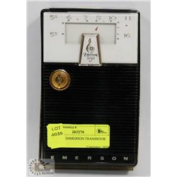 VINTAGE EMMERSON TRANSISTOR RADIO