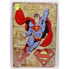 Image 1 : NEW 12" X 8" SUPERMAN METAL SIGN