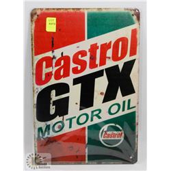 NEW 12" X 8" CASTROL GTX METAL SIGN