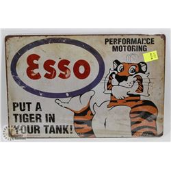 NEW 12" X 8" ESSO METAL SIGN