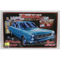 NEW 12" X 8" MUSCLE CAR GARAGE METAL SIGN