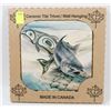 Image 1 : MADE IN CANADA 6" X 6" CERAMIC TILE/ WALL HANGING
