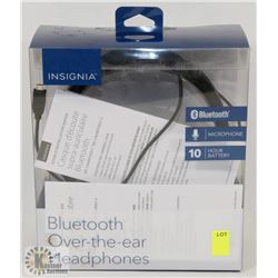 NEW INSIGNIA OVER EAR BLUETOOTH HEADPHONES
