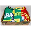 Image 1 : LOT OF 10 NEW BRAZIL  AND PORTUGAL T-SHIRTS