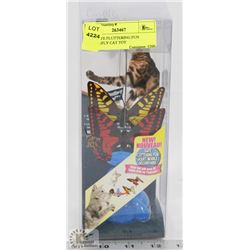 NEW SAFE FLUTTERING FUN BUTTERFLY CAT TOY