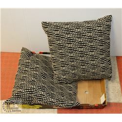 GROUP OF 2 DECORATIVE PILLOWS