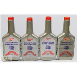 4 BOTTLES OF KLEEN FLO ENGINE FLUSH