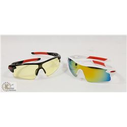 LOT OF TWO NEW SPORTS SUNGLASSES