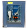 Image 1 : LARGE BLUE SHADOWBOX