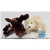 Image 1 : WEBKINZ MOOSE PLUSH (HM375) WITH GOLDEN RETRIEVER