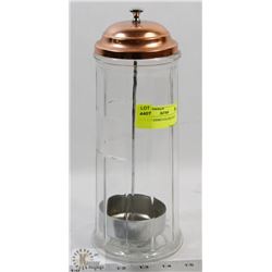 VINTAGE GEMCO GLASS STRAW