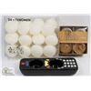 Image 1 : REMOTE CONTROL CANDLE HOLDER WITH CANDLE SETS