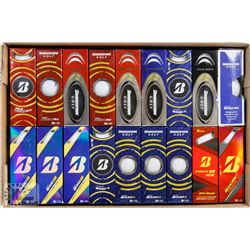 FLAT OF BRIDGESTONE RECLAIMED GOLF BALLS.