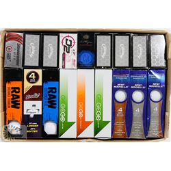 FLAT OF ASSORTED RECLAIMED GOLF BALLS