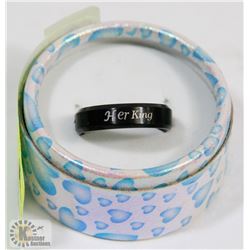 HER KING RING MEN WEDDING STYLE BAND
