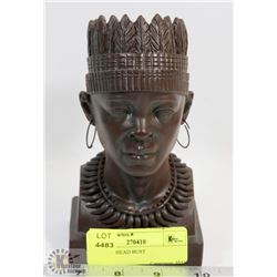 AFRICAN HEAD BUST