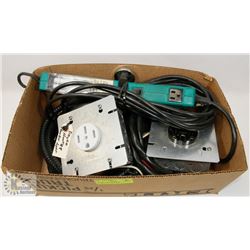 DRYER CABLE BOX/HOK UP WITH FLORESCENT TROUBLE