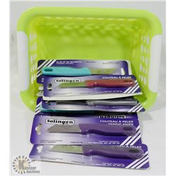 BIN FILLED OF NEW PARING KNIVES